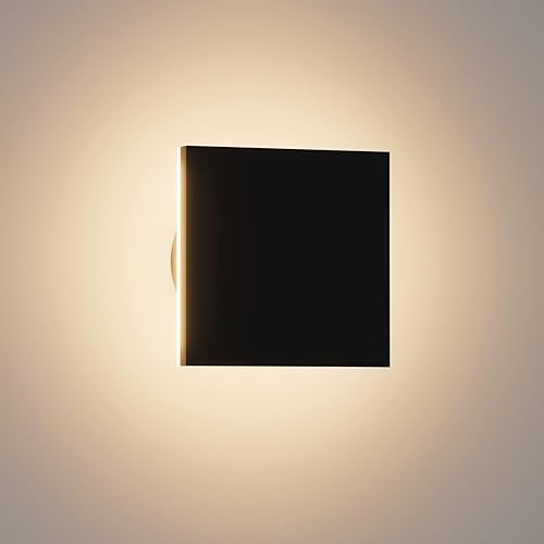 Lámpara de pared LED para exteriores, moderna luz de porche, luz de patio para casa, aplique de pared al aire libre, aluminio impermeable, luces de