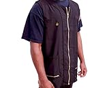 Barber Vest Professional Hair Cutting Vest King Midas Vest (Medium, Black)