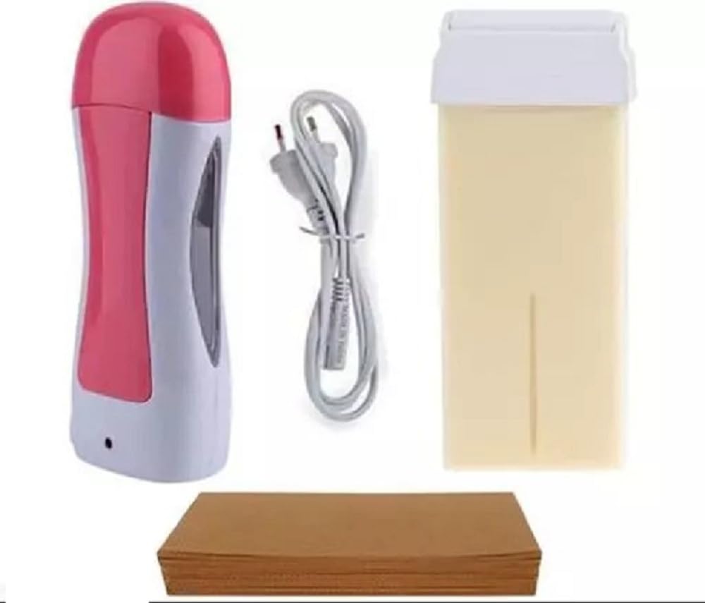 ZemGlam Roll on Wax Heater Machine with Roll on Wax Refill Cartridge & Wax Strips Hair Removal Waxing Kit - 35 Strips (B0CDX9CVX3) Amazon Price History, Amazon Price Tracker