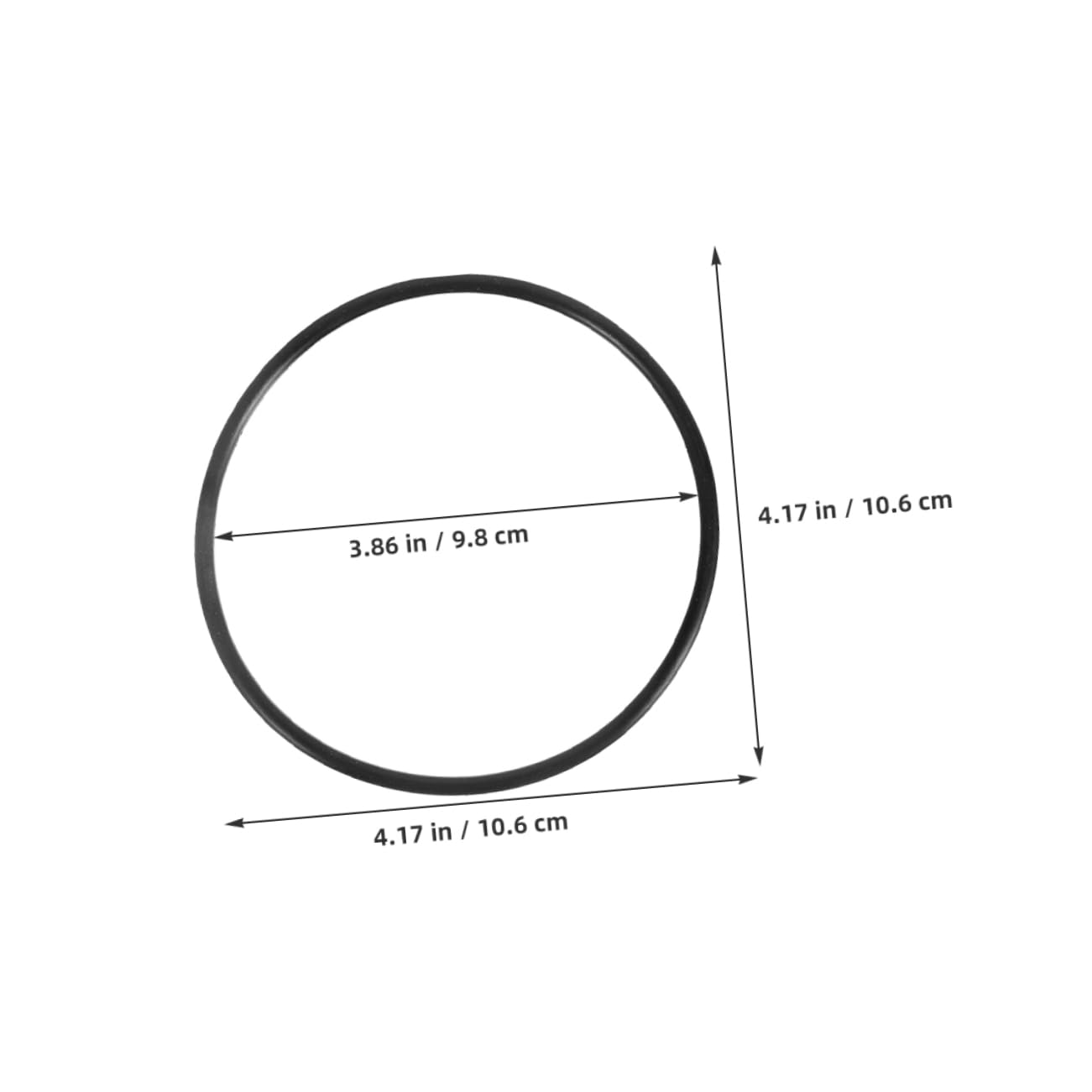 PRETYZOOM 4pcs Water Purifier Gasket Seal Gasket Replacement Water Filter Gasket Water Filter System Parts Black