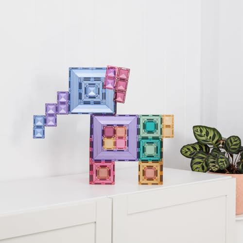 CONNETIX Pastel Portal Pack – 48-Piece Magnetic Tiles with Smart-Spin Rotation — view 6