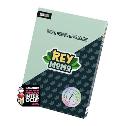 Rey Mono - Premio Mejor Juguete del año y Mejor Juego de Mesa Familiar 2025 | Juego de Cartas 2-8 Jugadores | Rápido, Divertido y Fácil, Amigos, Familia, Viajes y Fiestas | +6 Años | Ya disponible en tu tienda friki favorita! En mundofriki.es! Rey Mono - Premio Mejor Juguete del año y Mejor Juego de Mesa Familiar 2025 | Juego de Cartas 2-8 Jugadores | Rápido, Divertido y Fácil, Amigos, Familia, Viajes y Fiestas | +6 Años | Ya disponible en tu tienda friki favorita! En mundofriki.es!