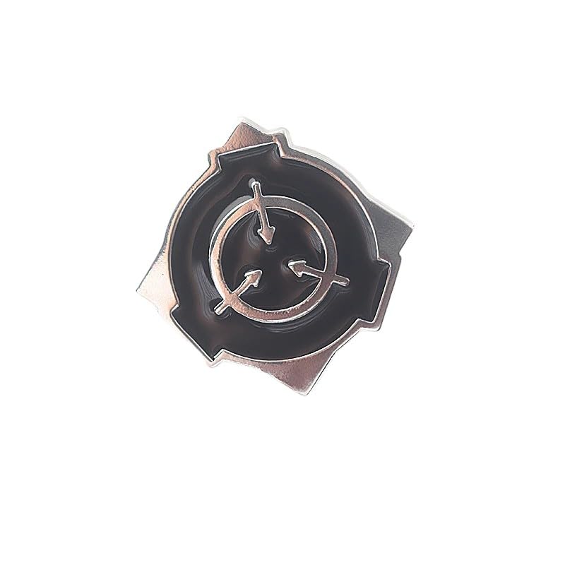 New 2024 Secret Laboratory Scp Foundation Brooch Special Containment Procedures Metal Brooch Pin Windbreaker Hat Bag Jewelry Fashion Accessories Creative Gift, As Pic, TH01-T05-P655