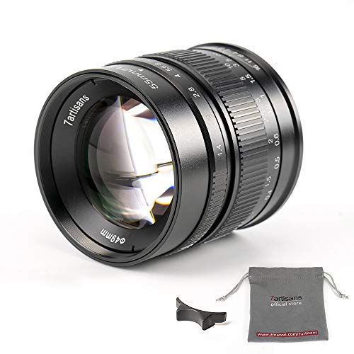 7artisans 55 mm F1.4 APS-C manuale obiettivo fisso für Fuji x Mount telecamere come x-a10 X-A1 x-a2 x-a3 x-at XM2 X-M1 X-T1 x-t10 x-t2 x-t20 X-Pro1 X-Pro1 X-E1 X-E2 x-e2s