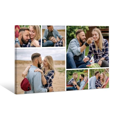 WEGA Custom Canvas Prints with Your Photos Wall Art Collage