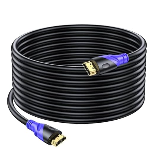 Rommisie Cavo HDMI 4K/60HZ 10m (HDMI 2.0, 18 Gbps) Connettori Placcati Oro Ad Alta Velocità, Ethernet Audio Return, Compatibile 3D Con Laptop PS3 PC HDTV Proiettore