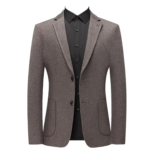 Men's Tweed Blazer Sport Coat Jacket Slim Fit Business Luxury Suit Jacket Casual Wedding Groomsmen Prom Suit