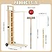 Hiboom 6 Player Croquet Set for Adults with Wooden Stand, Rubber Wooden Mallets, Colored Balls and Steel Wicket for Family & Friends, Great for Outdoor Lawn, Backyard Park