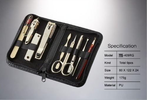 Korean Nail Clipper! World No. 1. Three Seven (777) Travel Manicure Pedicure Grooming Kit Set, Made in Korea, Since 1975