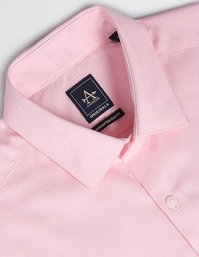 Image of Arrow Slim Fit Mens Formal Shirt - 100% Cotton, Breathable & Comfortable, Full Sleeves Shirts for Men