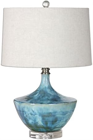 Uttermost Chasida Blue Ceramic Lamp