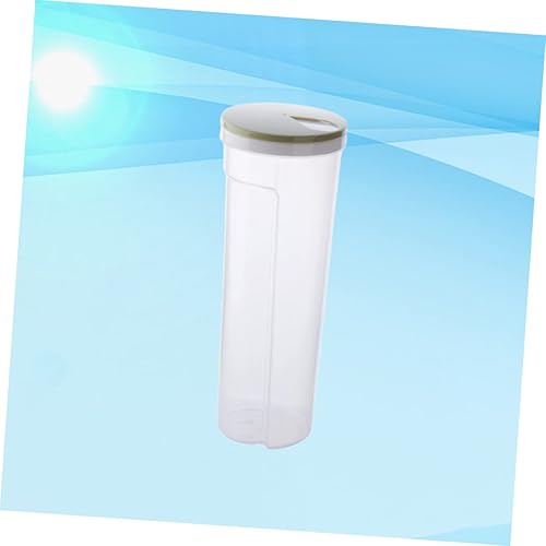 Miniatura 9 de Cabilock Recipientes transparentes con tapas Tarros de almacenamiento de vidrio con tapas Tarros de vidrio con tapas de plástico para cereales para