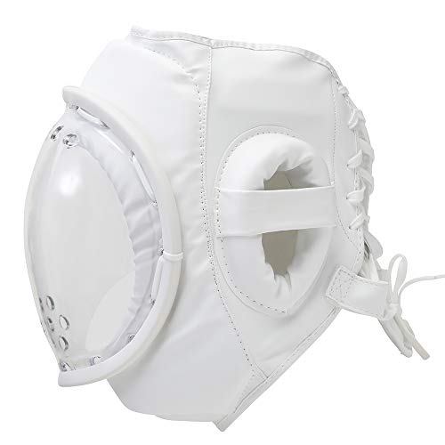 Protection de tête Kudo blanche taille S avec lacets - 2