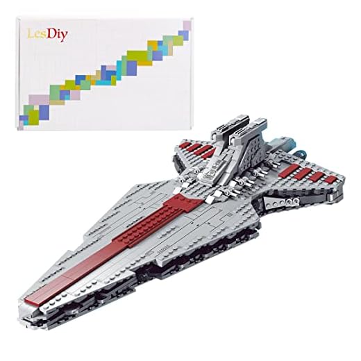 Intee Star Wars Star Destroyer byggstenar, 944 st Star Wars Imperial Destroyer Imperial Byggstenar Kompatibel med Lego