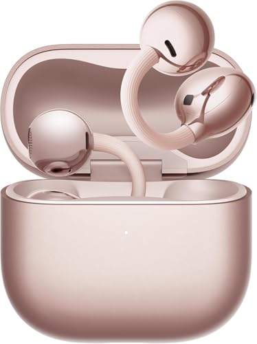 Image of HUAWEI FreeClip 2, Open-Ear Headphones, Wireless Bluetooth Headphones, Especially Lightweight for All-Day, 38 Hours Battery Life, iOS & Android, IP57, Rose Gold