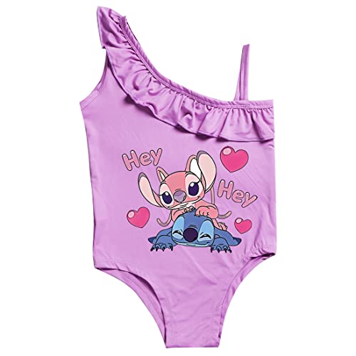 ZKDT Filles Maillots de Bain Princesse Maillots de Bain été Dessin animé Maillot de Bain Bain Vacances Maillots de Bain (A3,140cm) Cover