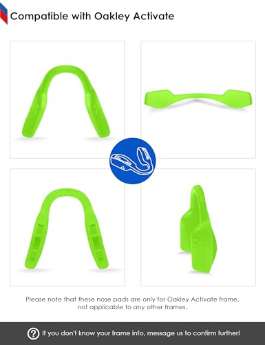 Image of BLAZERBUCK Replacement Nose Piece Nose Pads for Oakley Activate OX8173 Eyeglasses