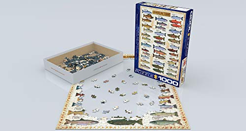 Rompecabezas EuroGraphics Salmón y Trucha de 1000 piezas miniatura 3