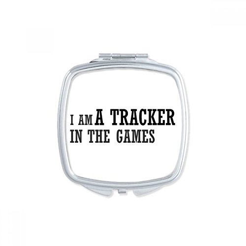 Miroir de poche à la main original avec message Tracker : joli cadeau multicolor - 2