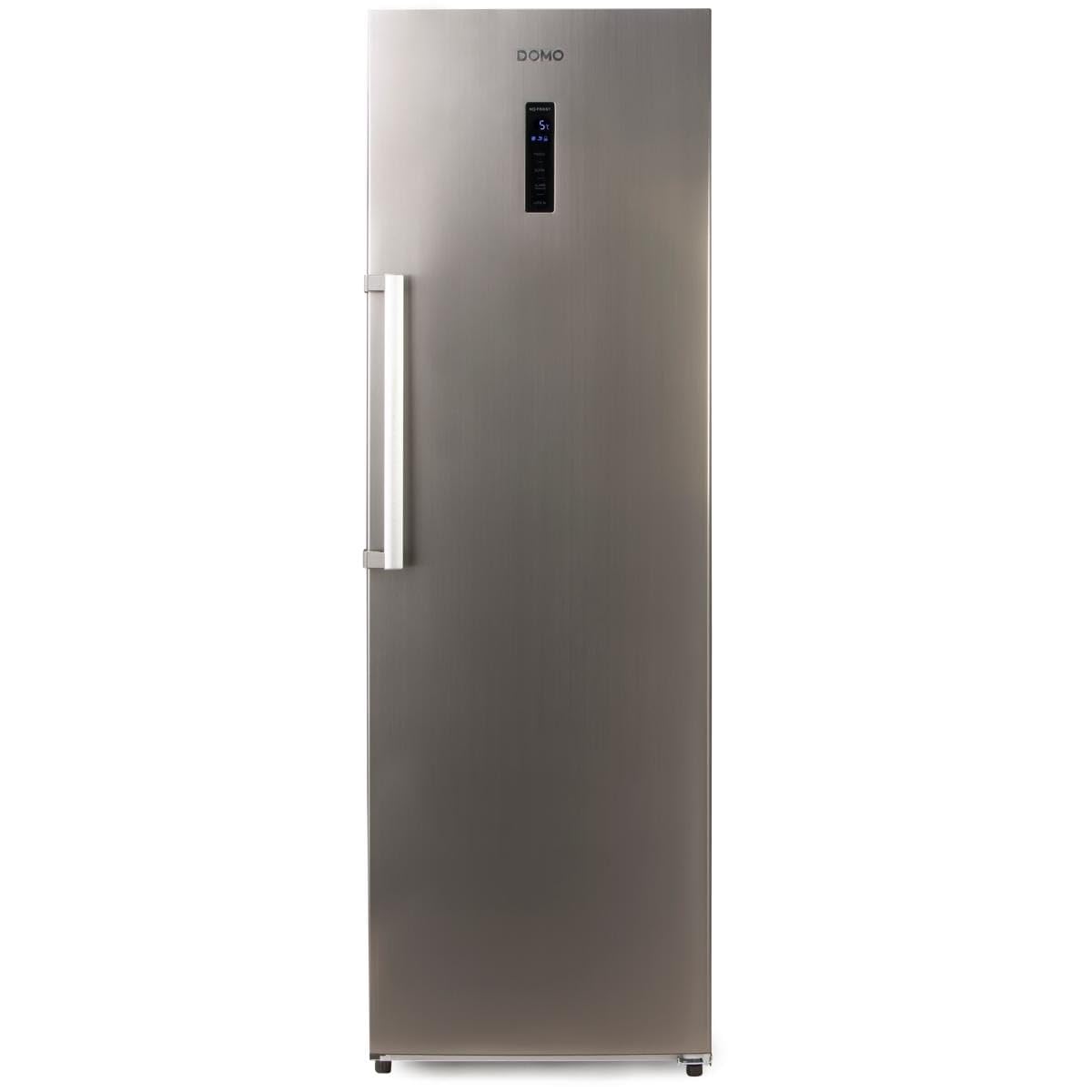 Domo DO991K Standkühlschrank, 359 L, 60cm breit, XL Fresh Zone, INOX-Look