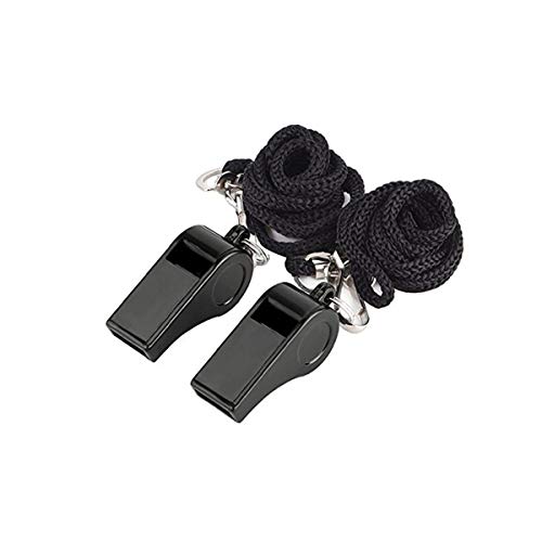  N-A Lot de 2 sifflets de sport en plastique av...