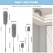 Tencoz Plumero Atrapapolvo Extensible, Microfibra Plumero de Limpieza con Mango de Acero...