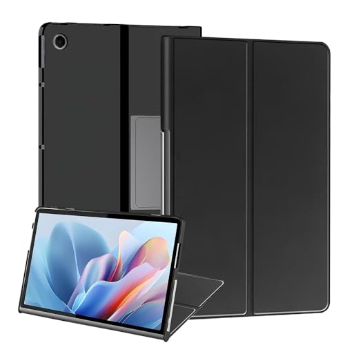 Tablet Case for Lenovo Tab Plus 11.5 Inch 2024 Release, Slim Lightweight Hard Shell Smart Cover with Kickstand Access and Magnetic Closure for Lenovo Tab Plus 2024 Model Full Protection Black
