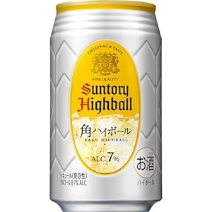 サントリー 角ハイボール 350ml×24缶 4,480円（186.7円/本）（4,256円、177.3円/本）送料無料！