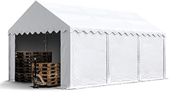 TOOLPORT Storage tent 3x6 m PVC 700 N waterproof shelter white
