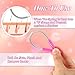 Andibro 4Pcs Spring Facial Hair Removers for Women, Spring Manual Epilator Hair Removal Threading Tools Face Hair Remover with Handle