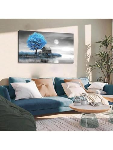 Arbre de vie impression sur toile géométrique 65x130cm salon - 4