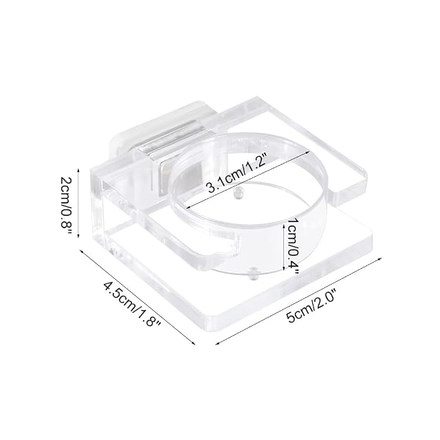 Foto 4 de 7 de DONGKER Plato de alimentación para arañas saltarinas, tarántula magnética de acrílico para arañas saltarinas
