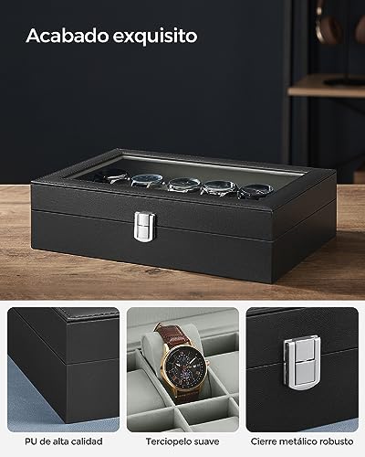 La mejor comparación de Estuche para relojes los 5 más buscados. 6 Imagen adicional