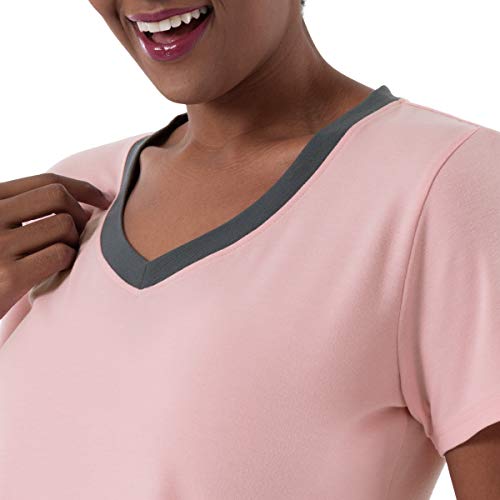 Image of Fruit of the Loom womens Short Sleeve Tee and Pant 2 Piece Sleep Set