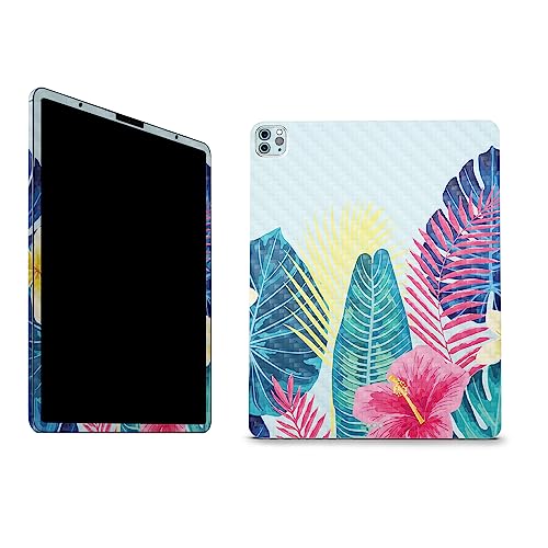 Image of MightySkins Carbon Fiber Skin Compatible with Apple iPad Pro 12.9 inch M2 6th Gen (2022) Full Wrap Kit - Summer Vibes | Protective, Durable Textured Carbon Fiber Finish | Easy to Apply | Made in The USA