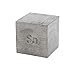 Density Cube, Tin (Sn) with Element Stamp - 0.8 Inch (20mm) Sides - for Density Investigation, Specific Gravity & Specific Heat Activities - Eisco Labs