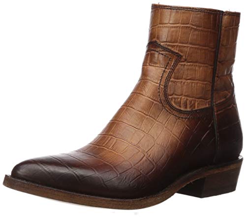 FRYE Women's Billy Inside Zip Bootie Western Boot, Cognac, 8 M US