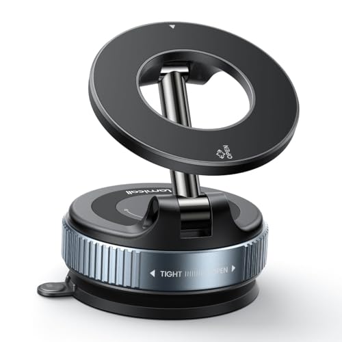 Lamicall for MagSafe Car Mount 70LBS Vacuum Suction Dashboard & Windshield