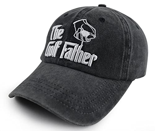 Golf Gifts For Men, Golf Accessories Dad Hat, Funny Adjustable Cotton 3D Embroidered Golf Father Baseball Cap, Fathers Day Birthday Retirement Gifts For Dad Husband Grandpa Uncle Brother Golfers #TOP1
