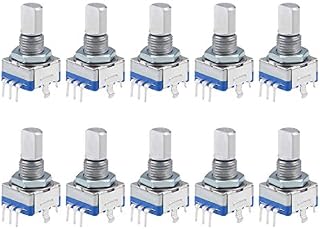 uxcell 360 Degree Rotary Encoder Code Switch Digital Potentiometers EC11 7 Pins 15mm