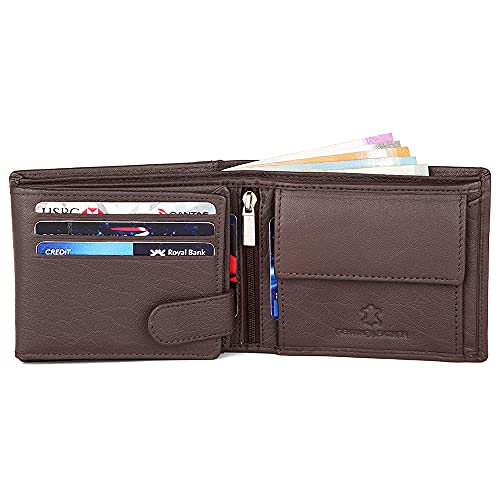 WILDHORN Genuine Leather Hand-Crafted Wallet For Men, Bifold Leather Wallet ,Model-WH1173