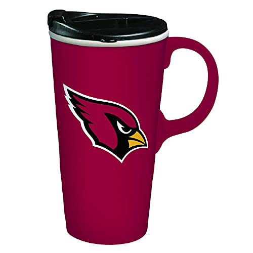 Team Sports America Arizona Cardinals, 17oz Boxed Travel Mug