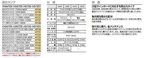 岩崎電気　IWASAKI H366SX HIDランプ投光器 Amazon | 岩崎電気 HID投光器（重耐食形） H366SX | 電設用部品