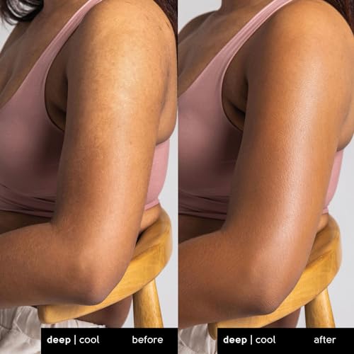 Tinge Tint Body Makeup, Lasts Up to 48 Hours, Medium Coverage Cream With Amino Acids, Hyaluronic Acid & Lysine, Semi Matte Finish, Water & Transfer Resistant, Vegan, 3.38 Fl Oz Tube - Deep Cool - Image 4