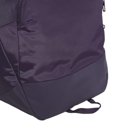 Image of adidas Defender 5 Duffel Bag for Sports, Gym and Travel, Aurora Plum Purple /Aurora Black, OSFA