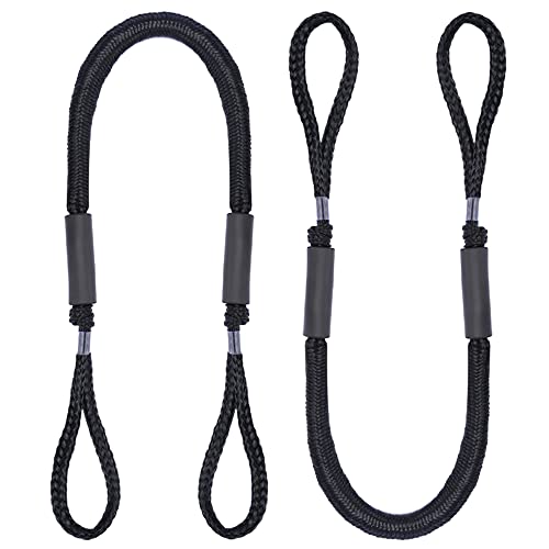 Meyas Bungee Dock Line - Cuerda de amarre para barco, con cable de acoplamiento de lino, cuerda de amarre, cuerda de amarre...