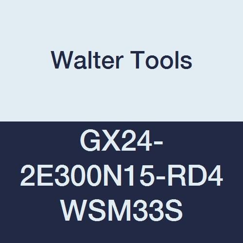 GX24-2E300N15-RD4 WSM33S Carbide Tiger-Tec Grooving Indexable Turning Insert, 0.059" Corner Radius (Pack of 10)