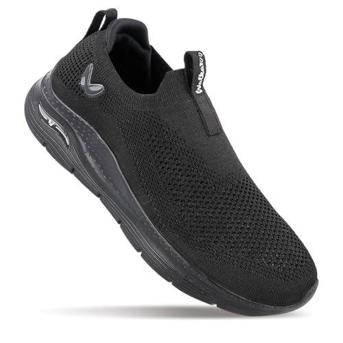 Image of WALKAROO Sports Shoes for Men's|Perfect for Walking,Gym Training and Casual Outfit|Cushioned Insole with EVA Outsole |Breathable Mesh Upper|WS9571