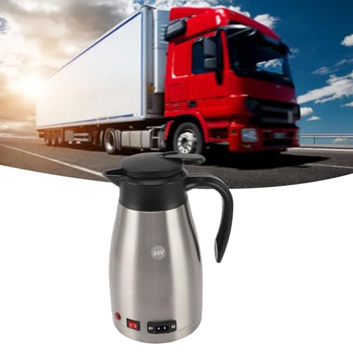 Tetera eléctrica portátil acero inoxidable 1300ml 24V miniatura 3