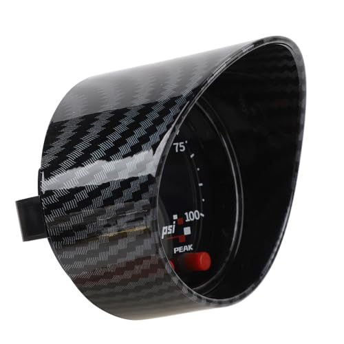 Manomètre de pression d'huile LED 100 PSI pour tableau de bord auto - 4